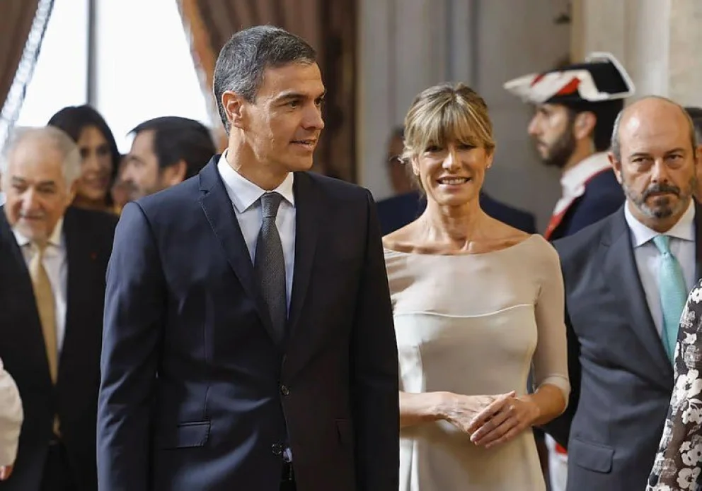   Pedro Sánchez  y Begoña Gómez 