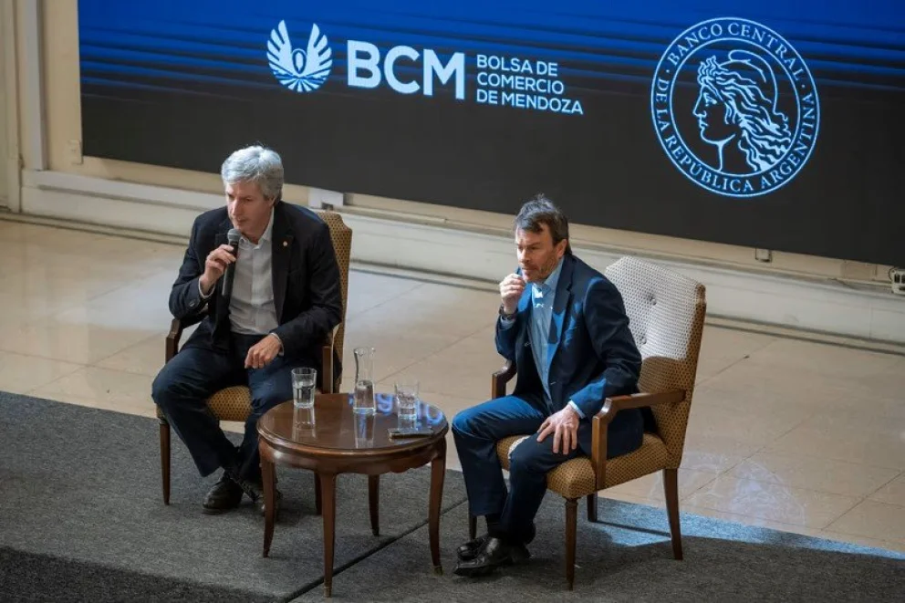 Santiago Bausili, presidente del BCRA y Lisandro Nieri, diputado nacional