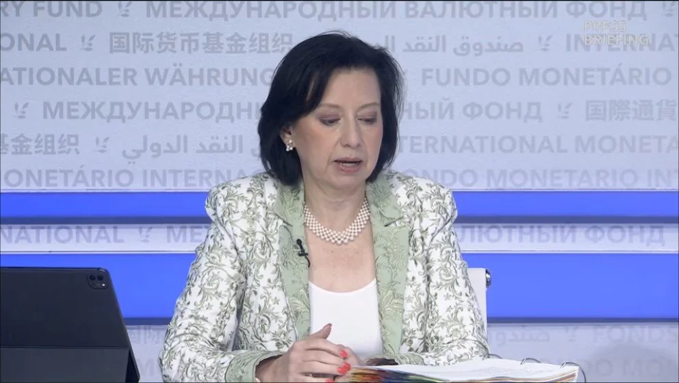 Julie Kozack, portavoz del FMI