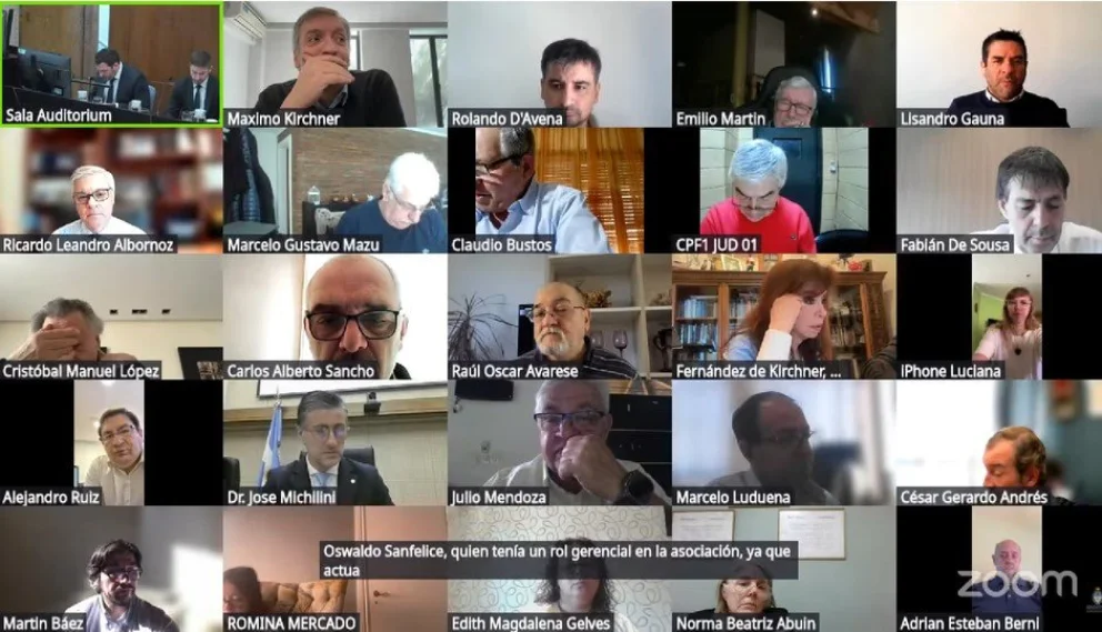 Juicio contra Cristina Kirchner y Máximo Kirchner por las causas Hotesur y Los Sauces.