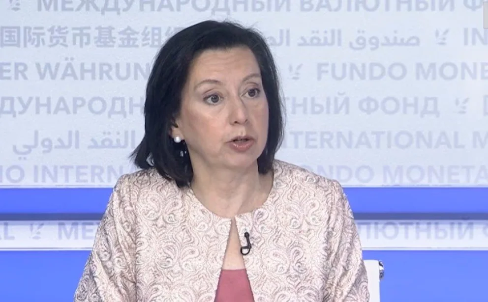Julie Kozack, portavoz del FMI